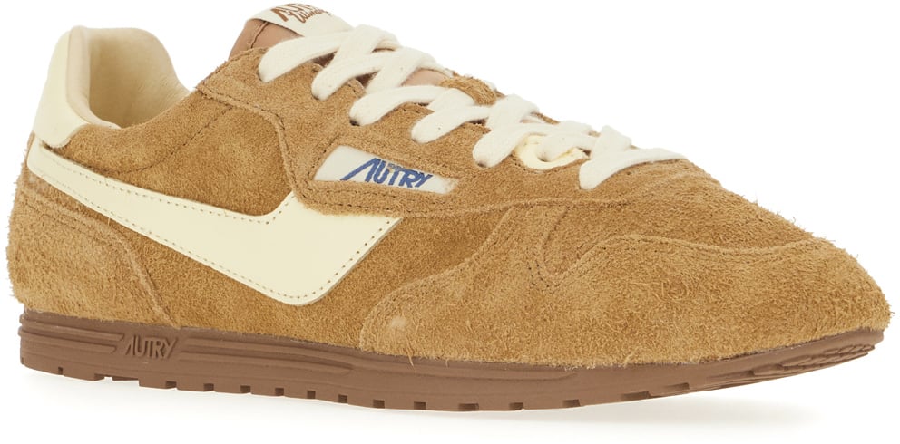 Autry Ochre suede Windspin sneakers Geel