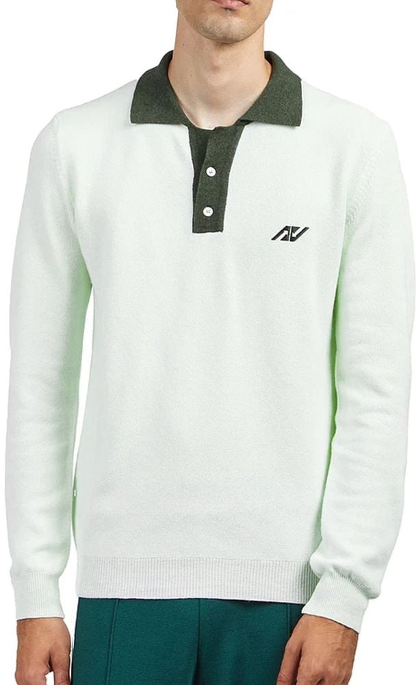 Autry Bicolor Cotton Polo Shirt Divers