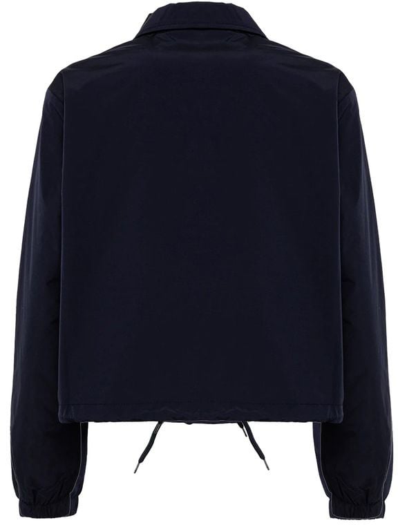 Autry Autry Blue Polyester Shell Jacket Blauw
