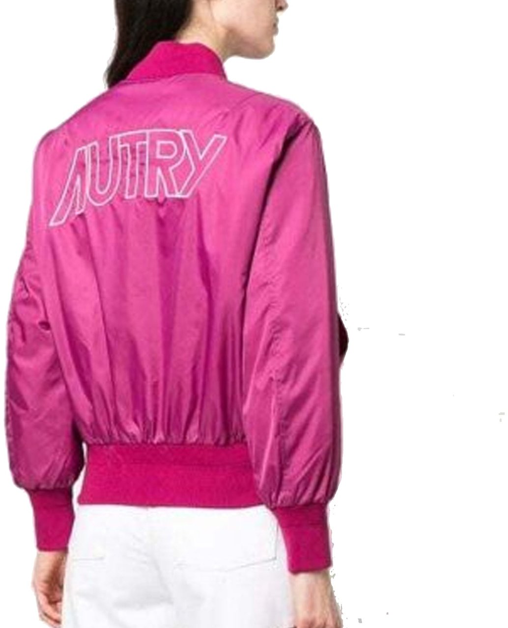 Autry Autry Logo bomber jacket Roze