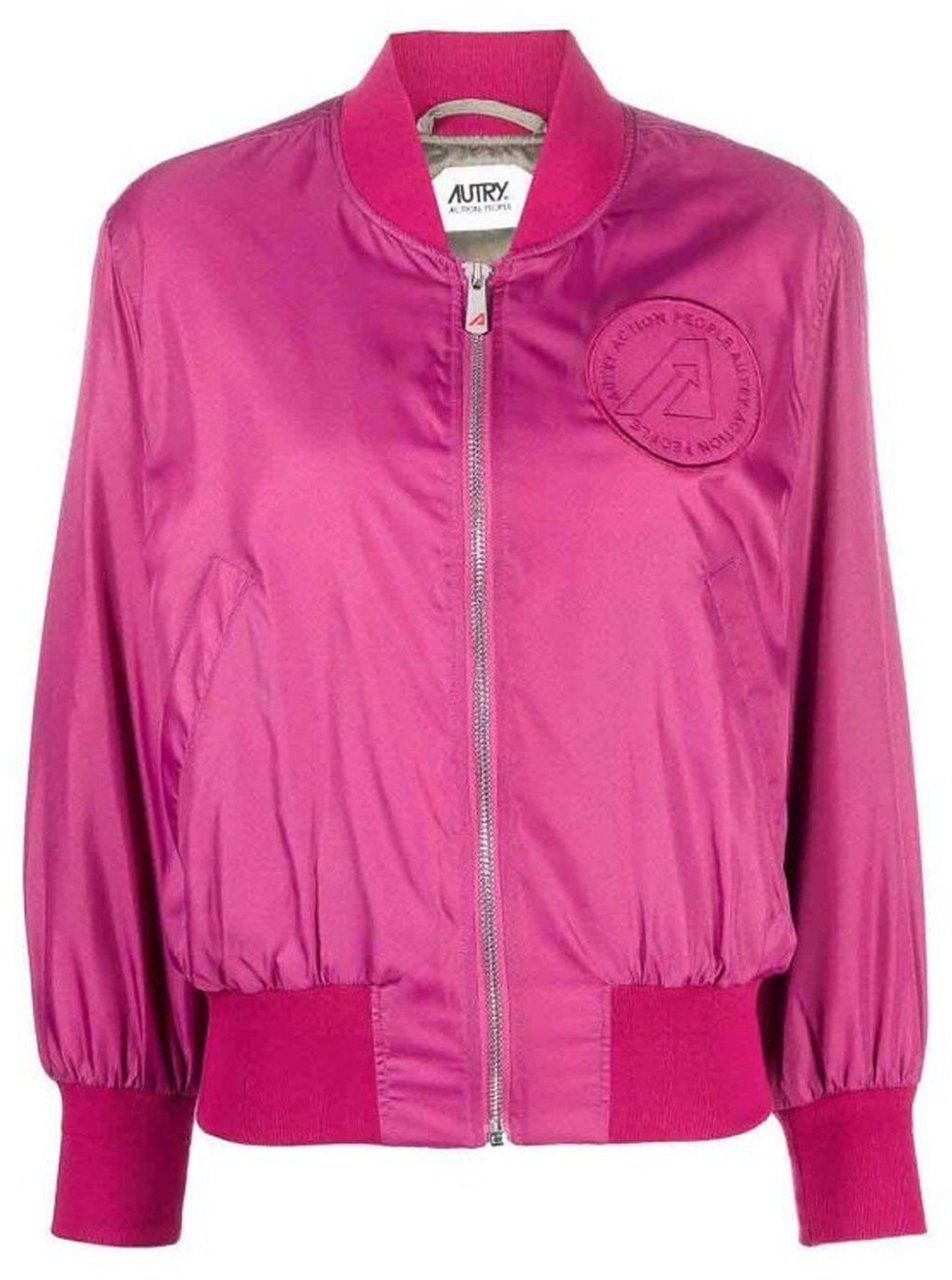 Autry Autry Logo bomber jacket Roze