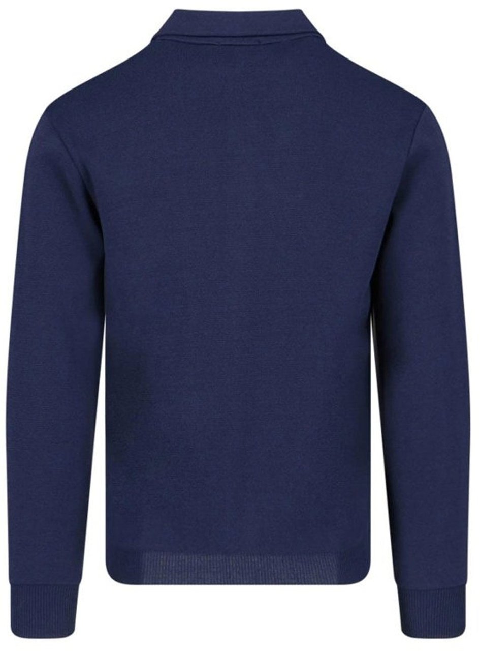 Autry AUTRY Side Stripe Cardigan Blauw