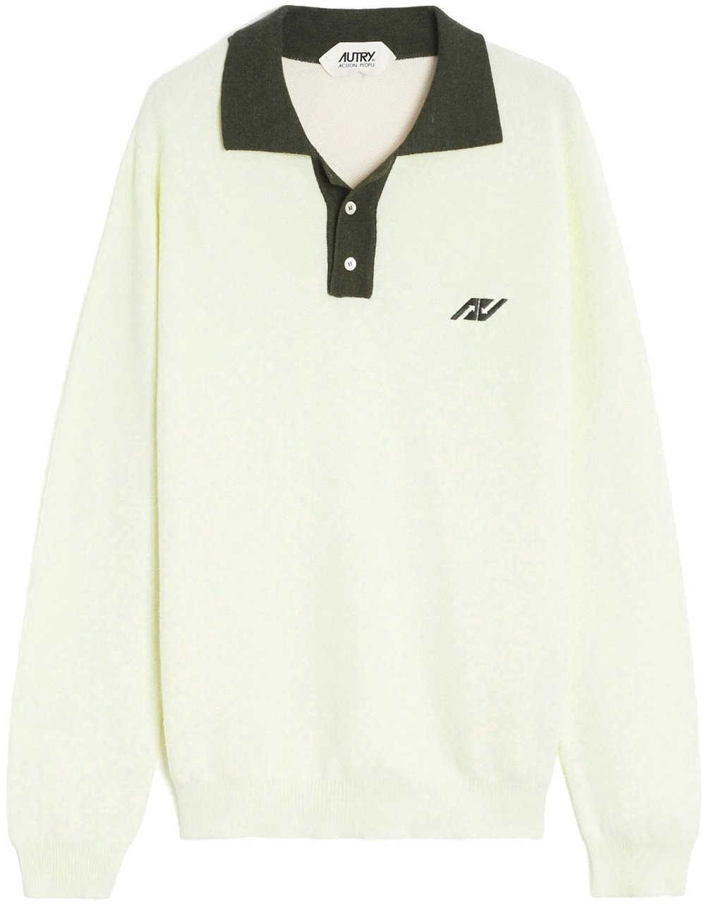 Autry Autry Sporty Long Sleeve Polo Groen