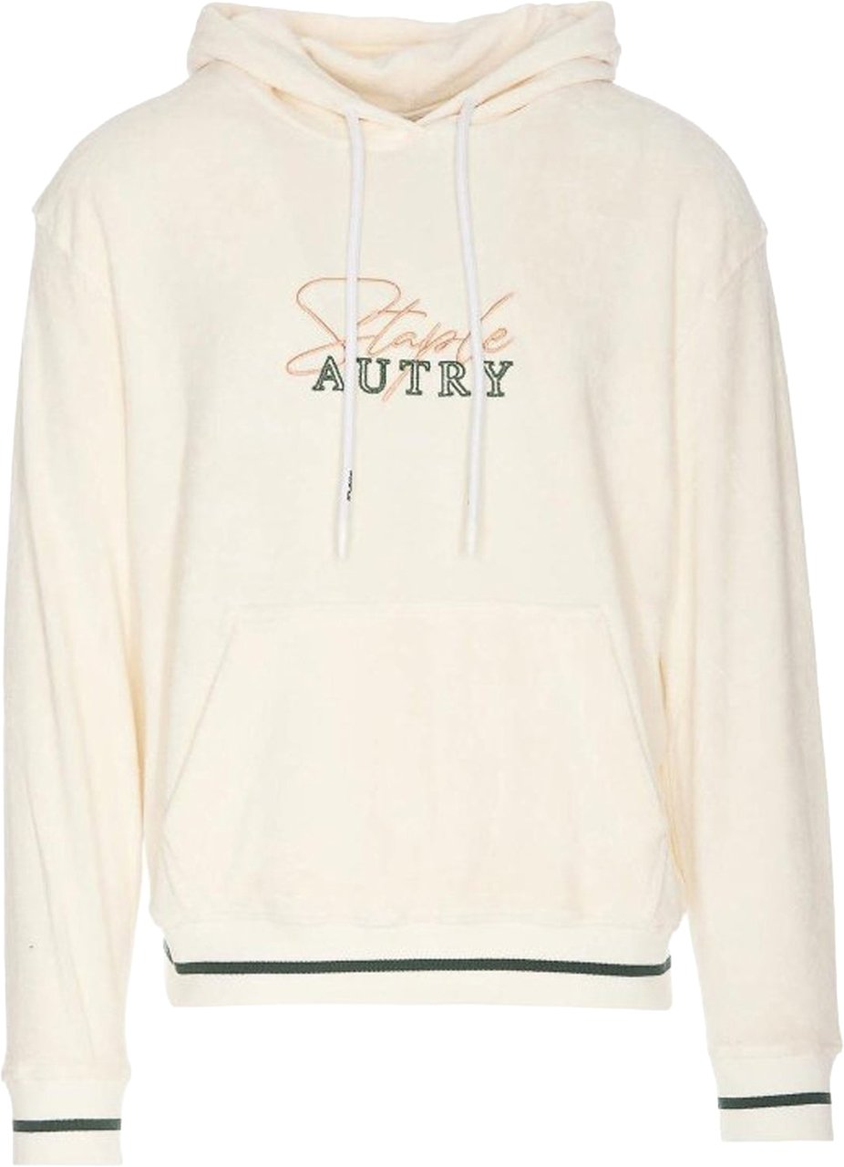 AUTRY Unisex Chenille Staple Hoodie Wit