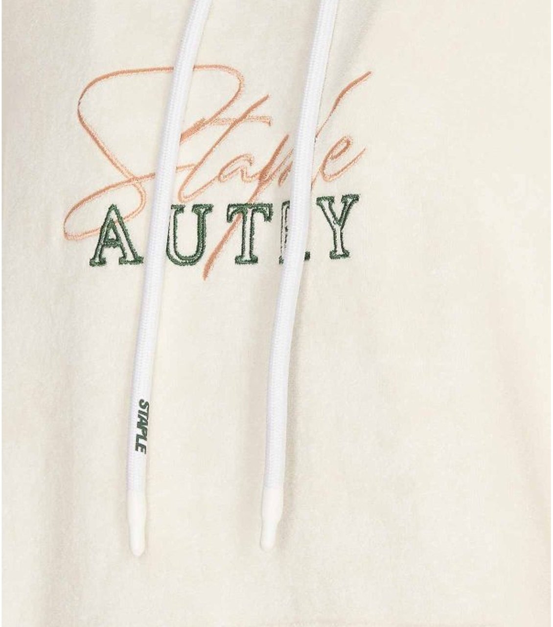 AUTRY Unisex Chenille Staple Hoodie Wit