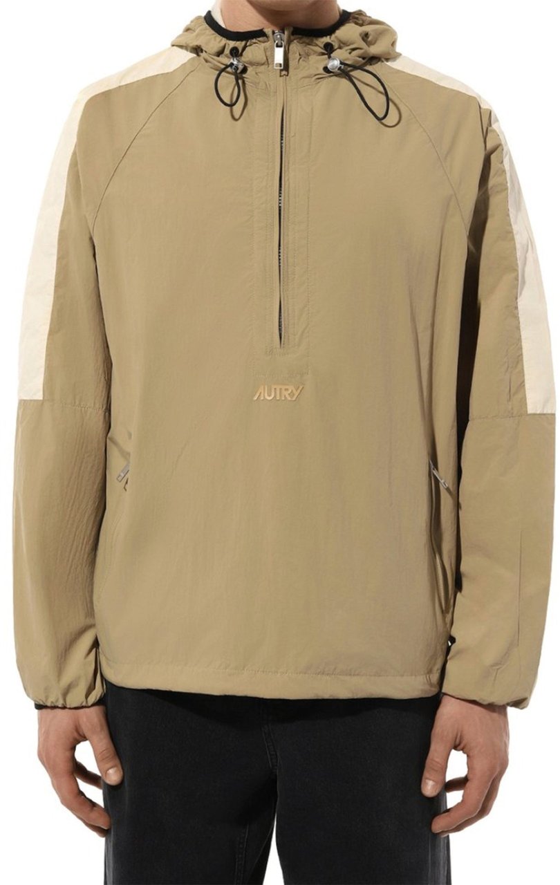 Autry Autry Nylon Jacket Beige