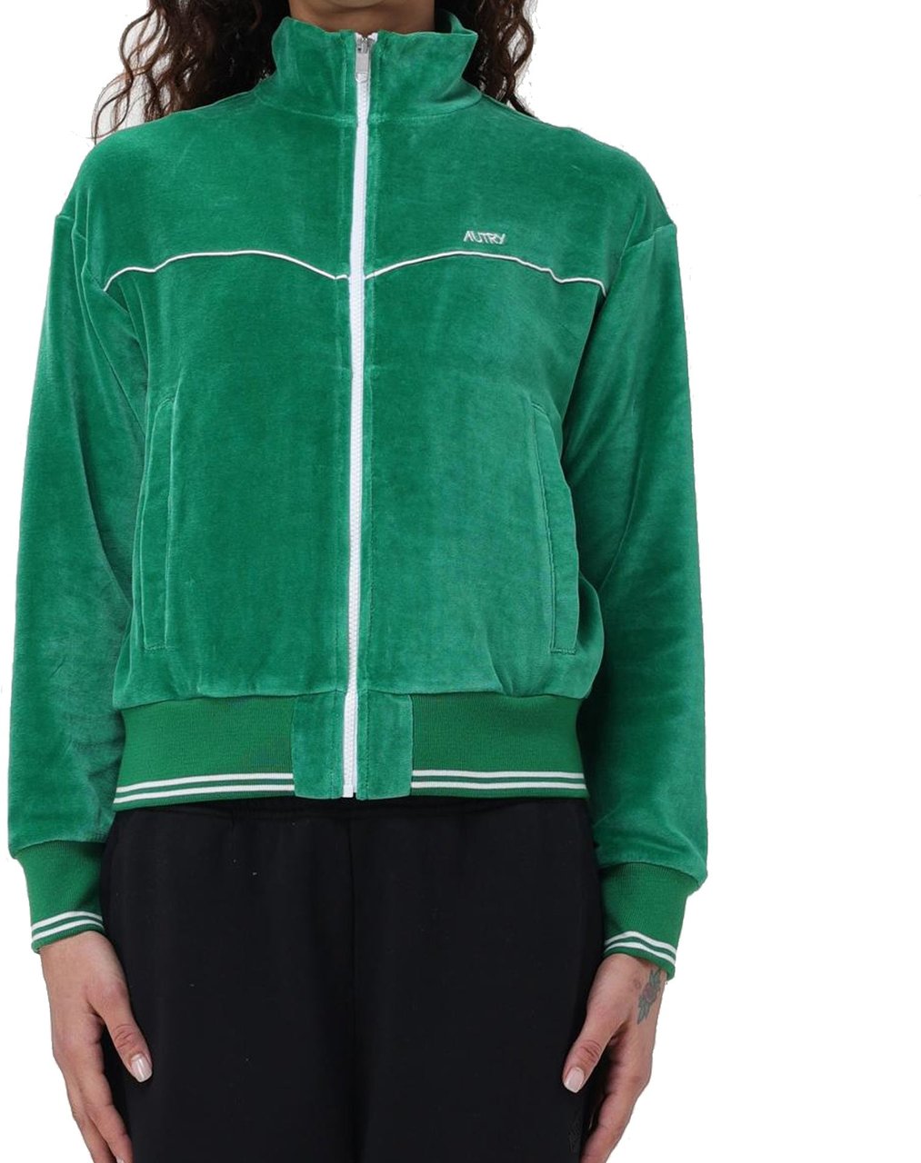Autry AUTRY Zipped Sweatshirt Groen