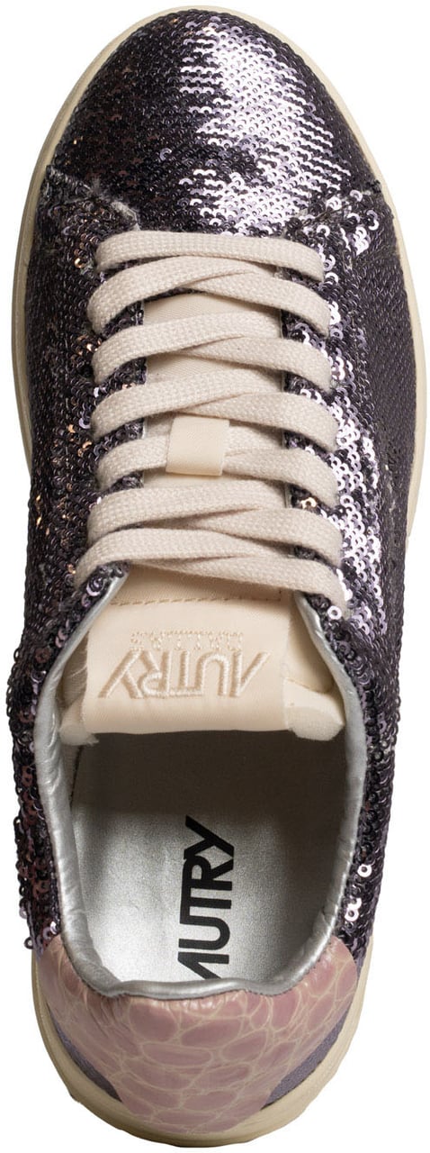 Autry Sneakers Pailletcro Gunpink Roze