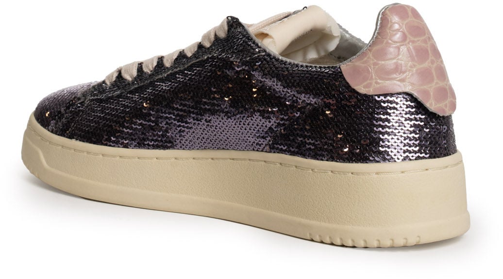 Autry Sneakers Pailletcro Gunpink Roze