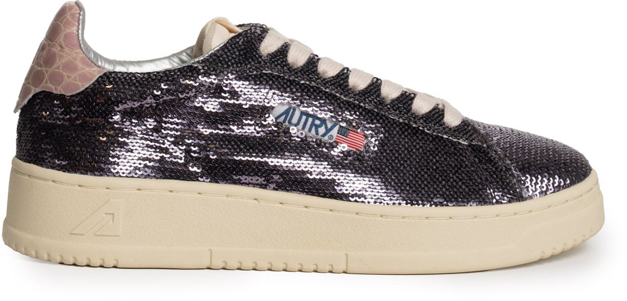Autry Sneakers Pailletcro Gunpink Roze