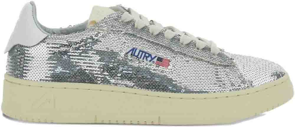 Autry Sneakers Silver Zilver