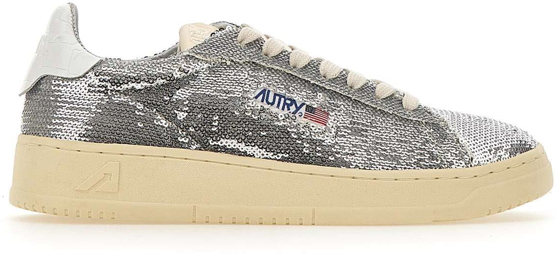 Autry Sneakers Silver Zilver