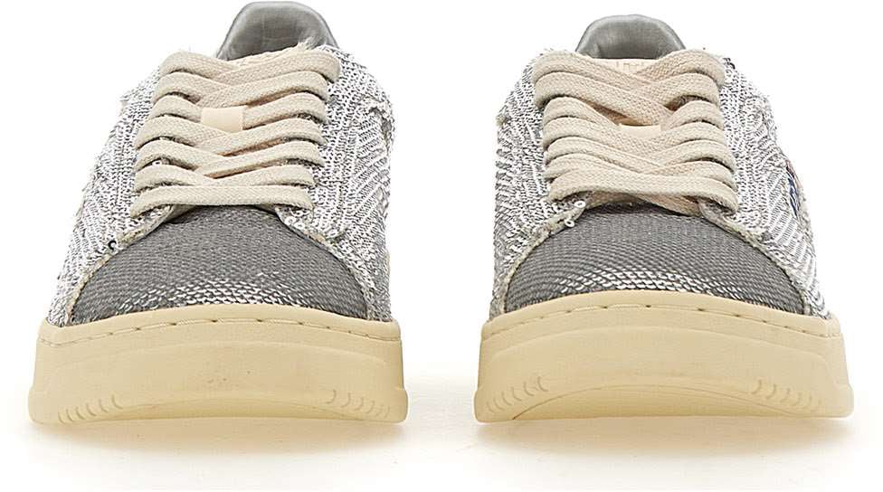 Autry Sneakers Silver Zilver
