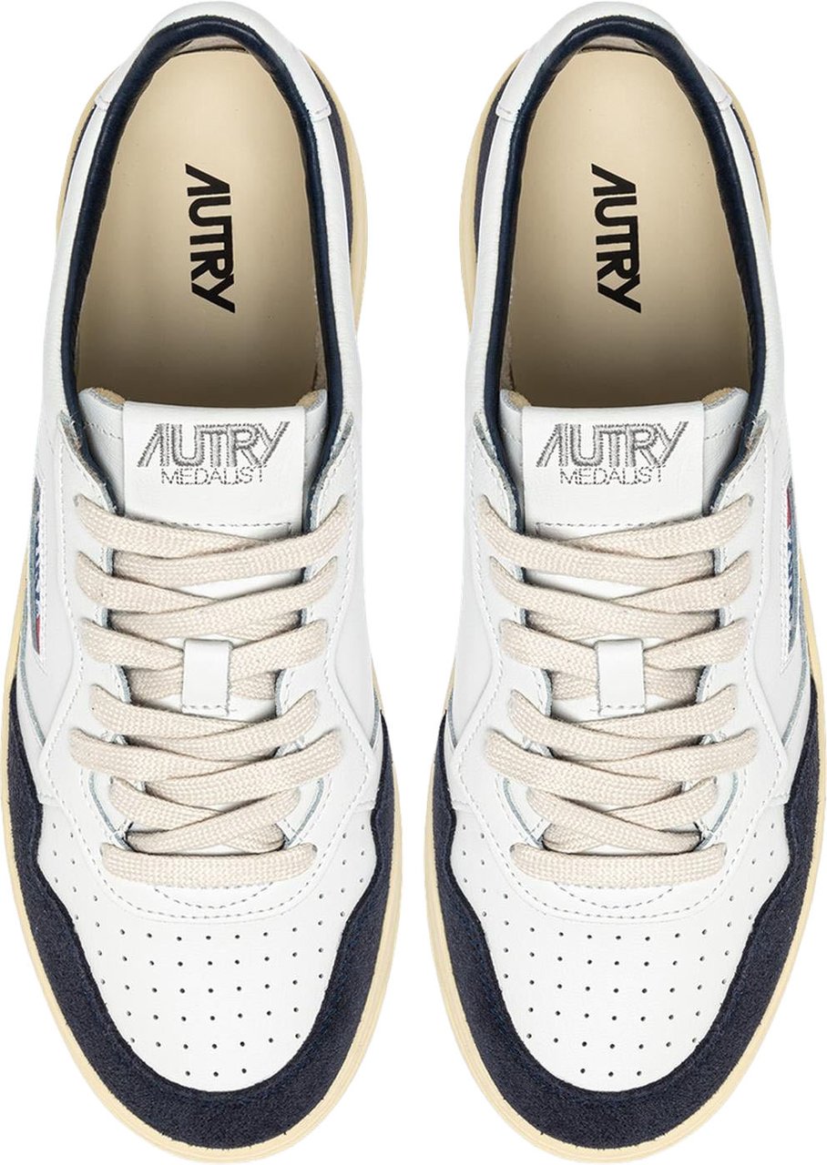 Autry Heren Medalist Low Man sneakers Wit