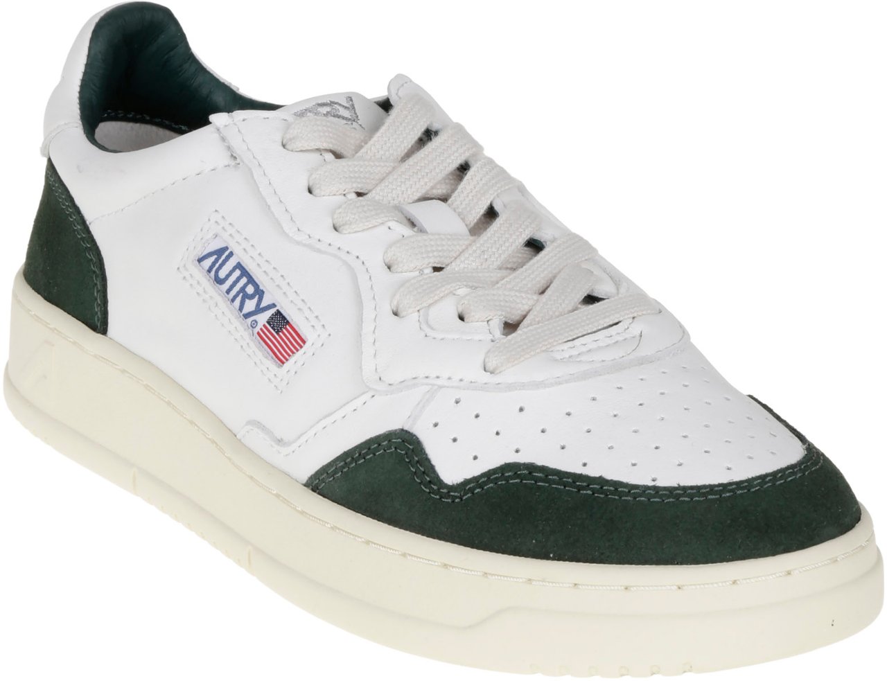 Autry Flat Shoes Green Wit