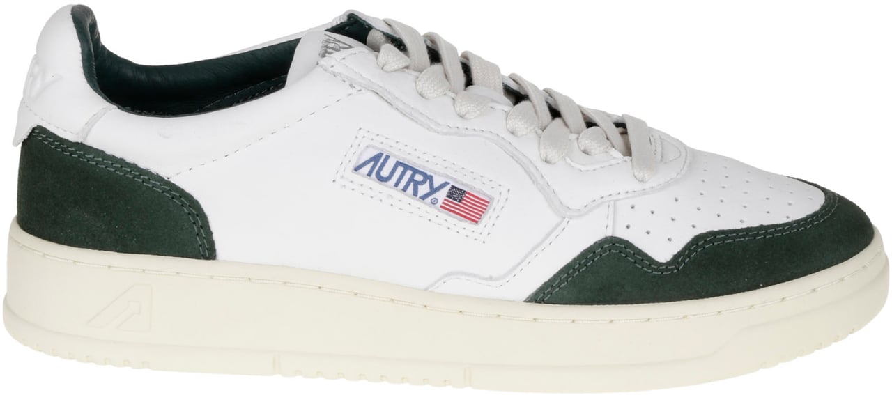 Autry Flat Shoes Green Wit