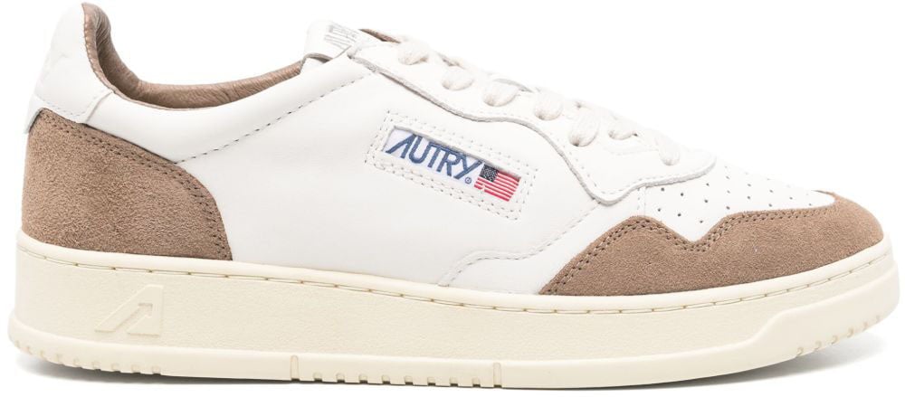 Autry Sneakers Whitetabacco Bruin
