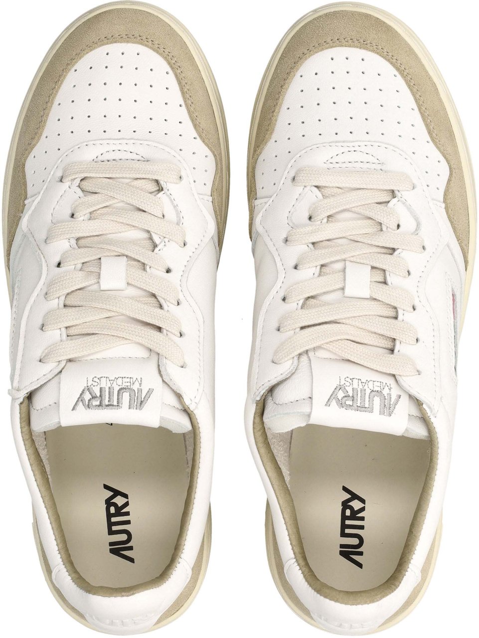 Autry Medalist Low White Sponge Wit