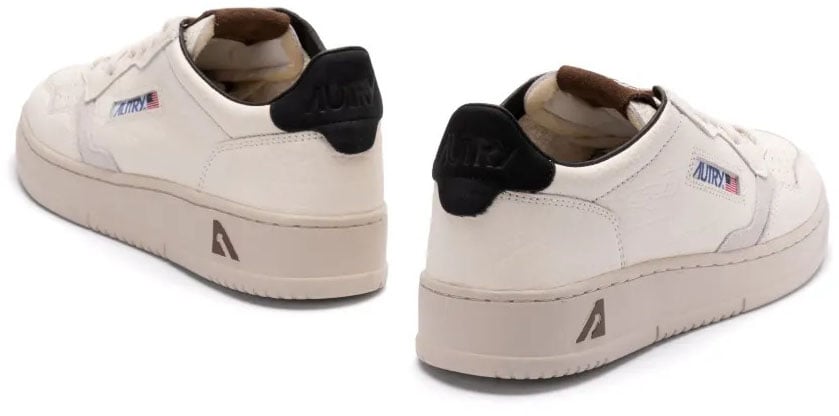 Autry Sneakers Plat/Spon Wit