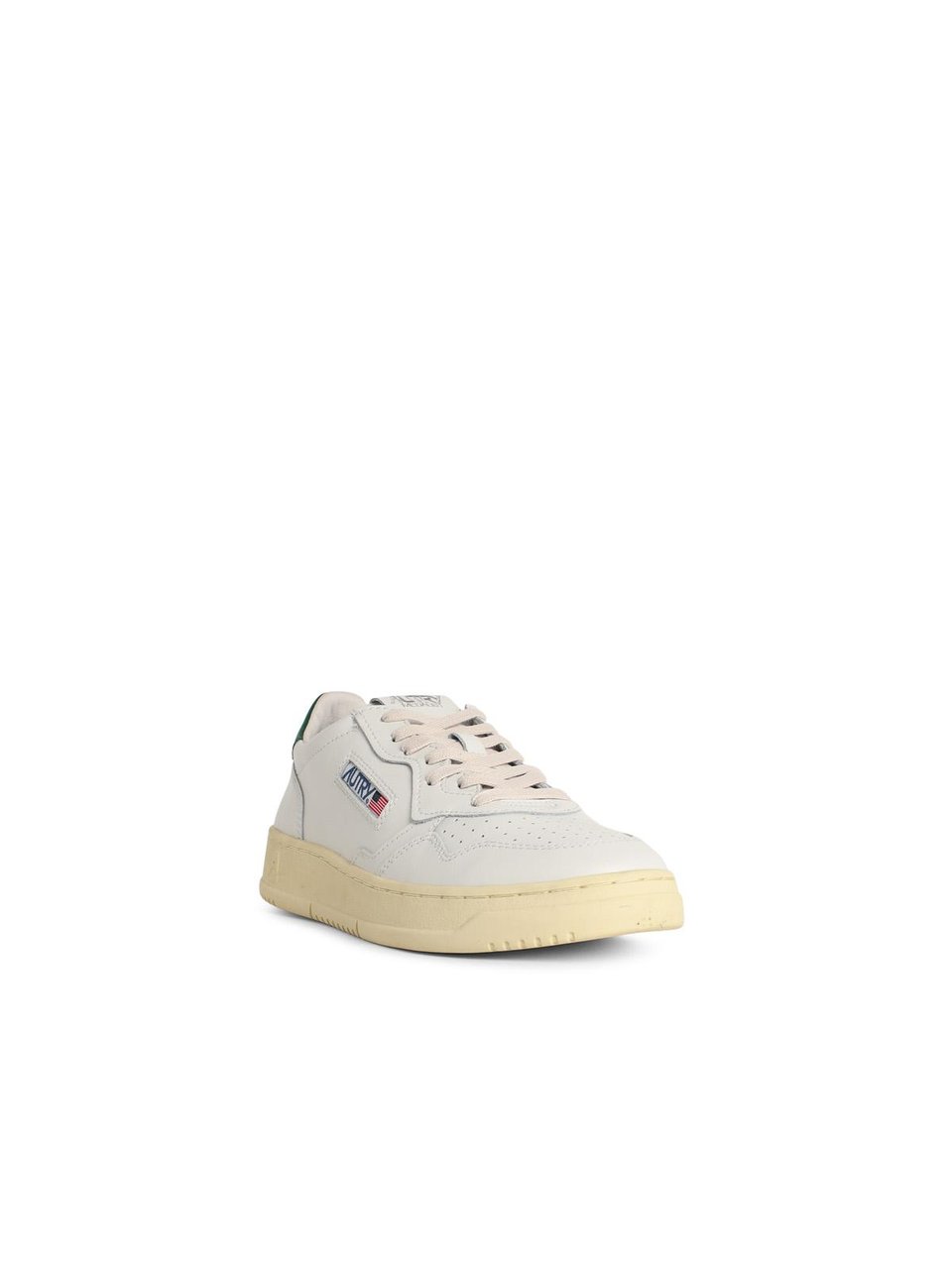 Autry White Leather Medalist Sneakers Neutraal