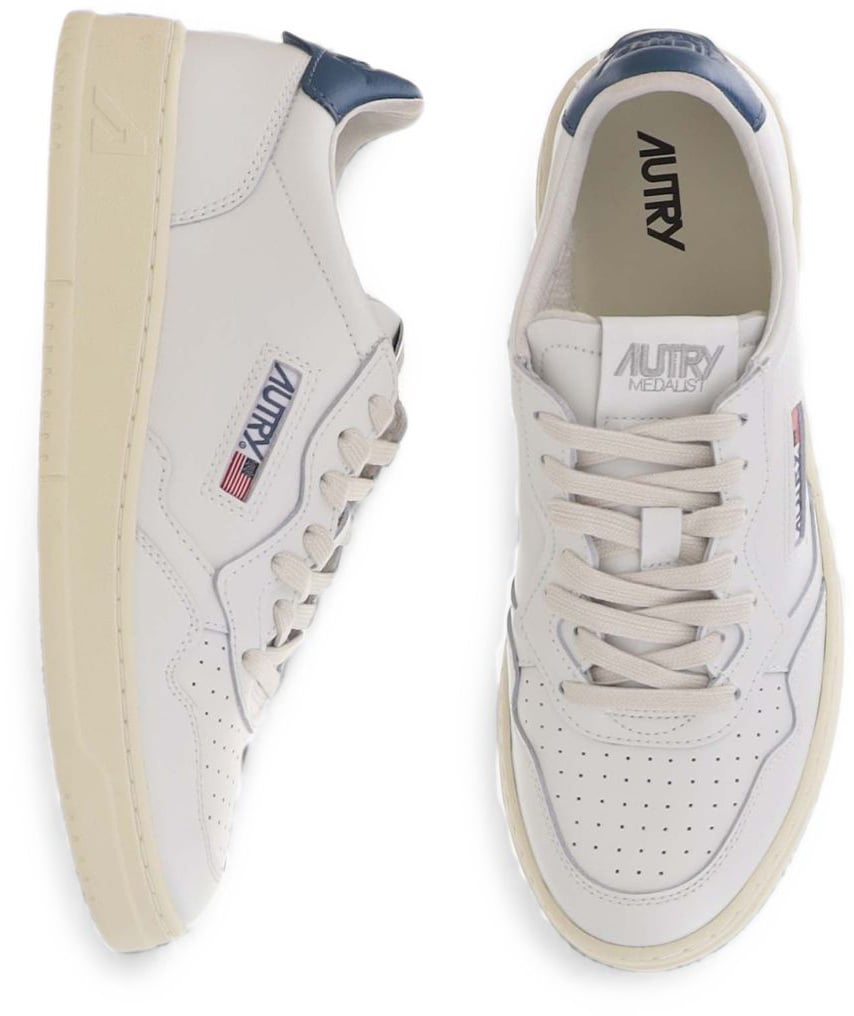 Autry Sneakers Petrol Blue Wit