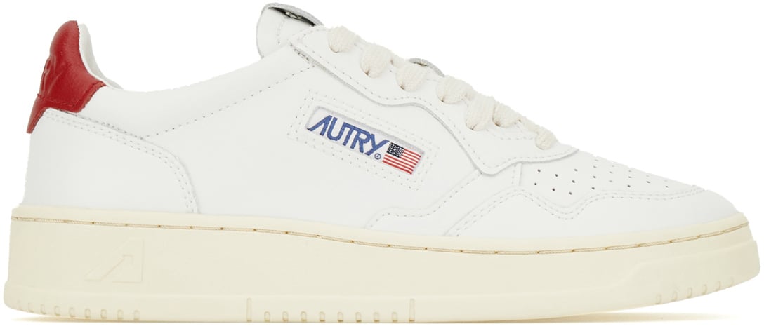 Autry White leather Medalist sneakers Wit