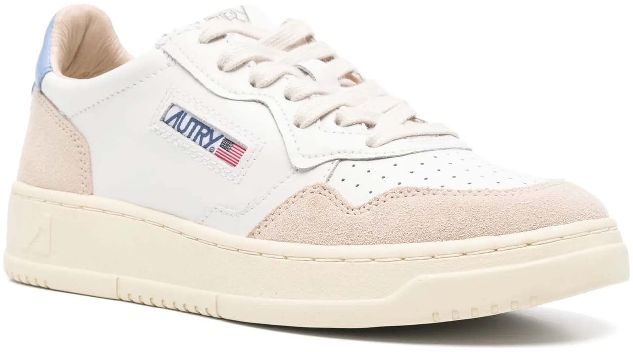 Autry Sneakers Whitedrblue Lichtblauw