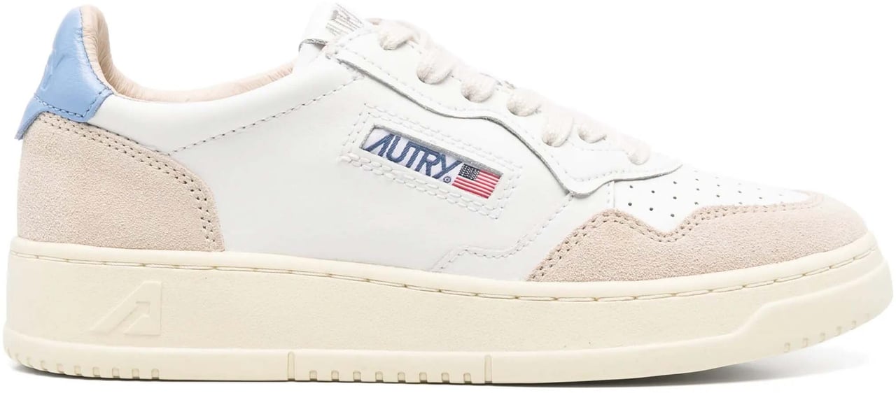 Autry Sneakers Whitedrblue Lichtblauw
