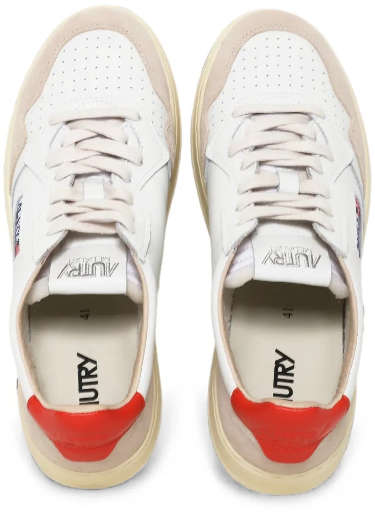 Autry Sneakers Wht/Pumpkin Wit