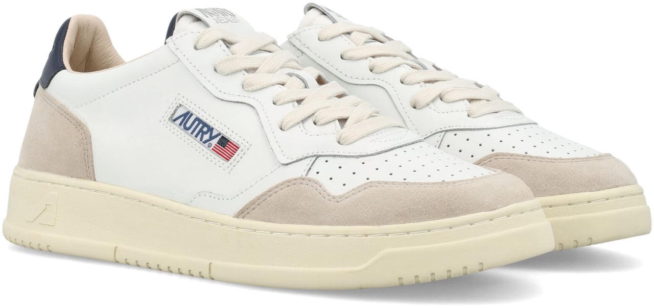 Autry Medalist Low Bianco Wit