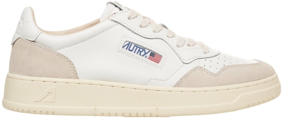 Autry Leather Sneakers 'Medalist Low' Wit