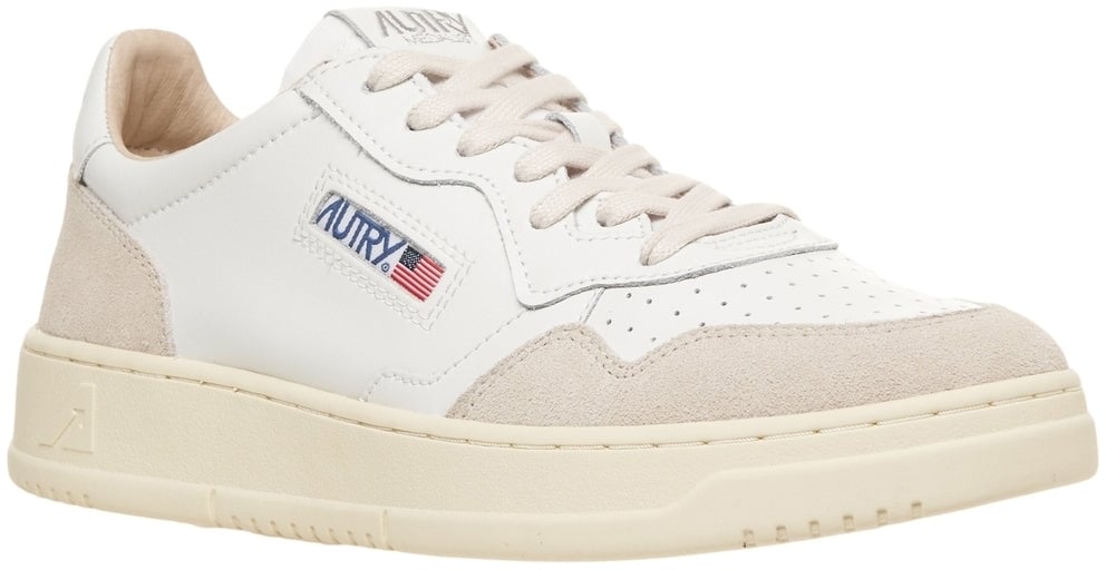 Autry Leather Sneakers 'Medalist Low' Wit
