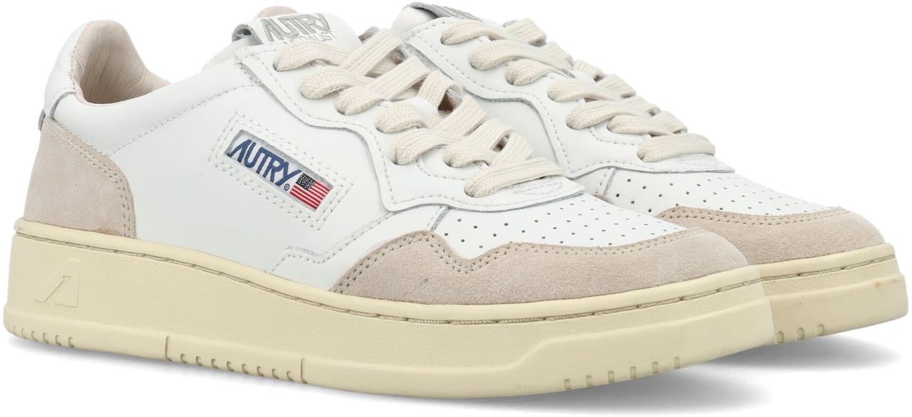 Autry Medalist Low Bianco Wit