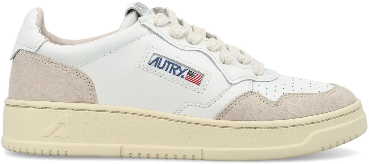 Autry Medalist Low Bianco Wit