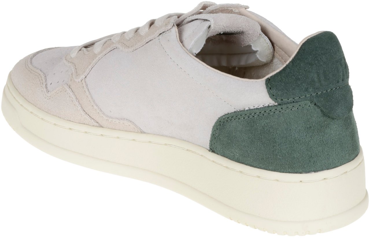 Autry Flat Shoes Beige Verde Wit