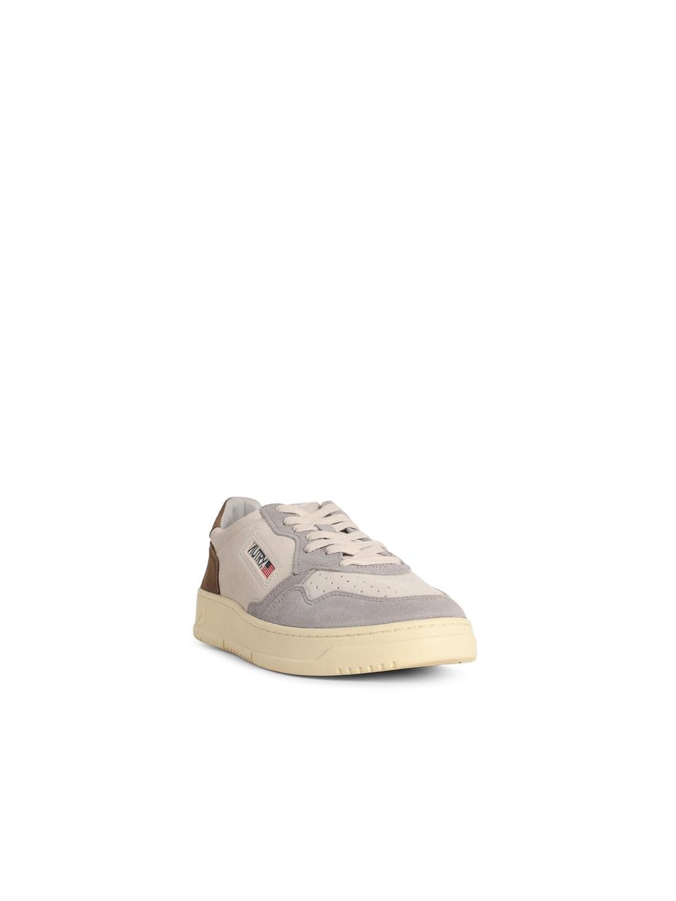 Autry 'Medalist Low' Grey Suede Sneakers Neutraal