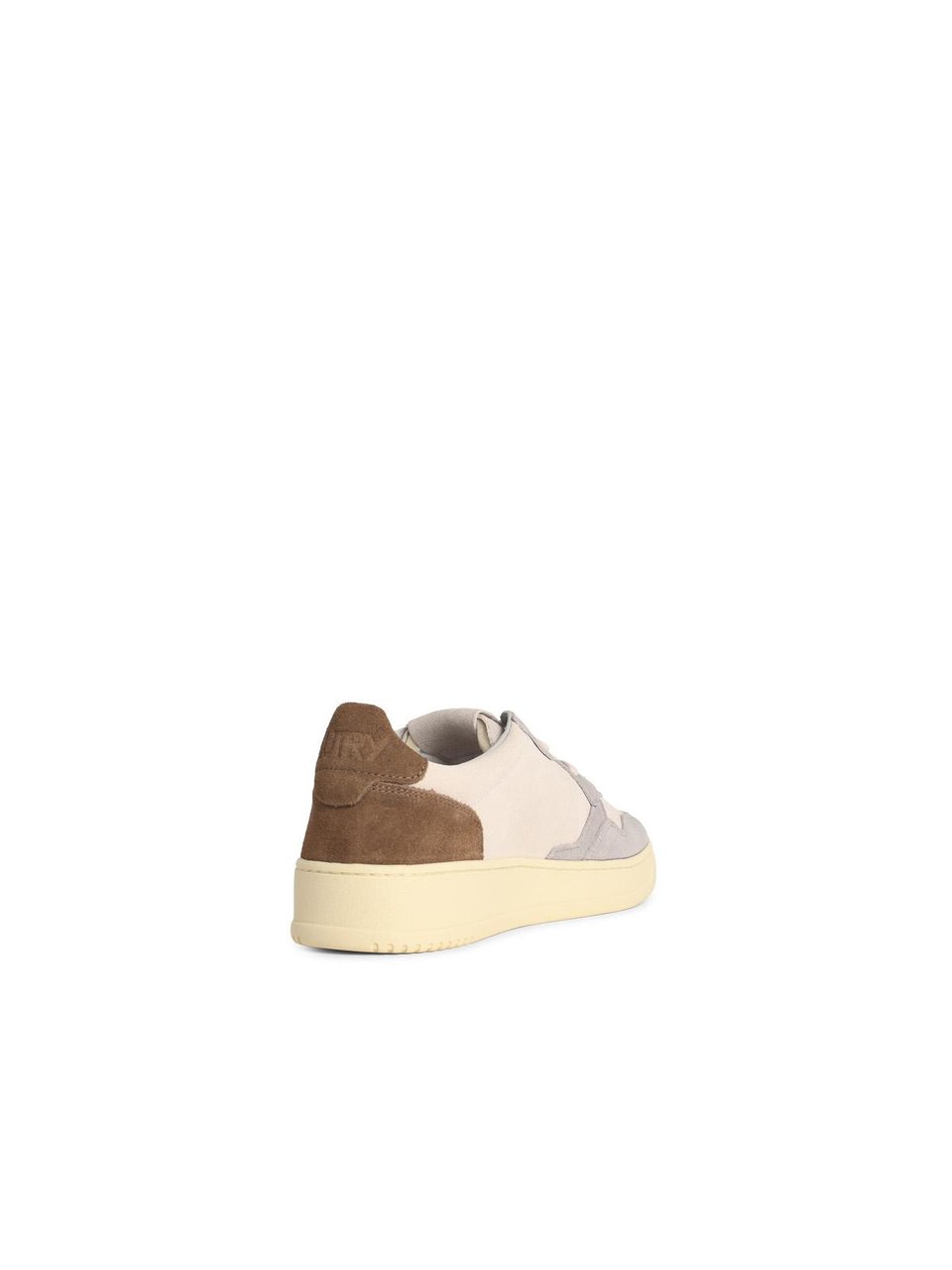 Autry 'Medalist Low' Grey Suede Sneakers Neutraal