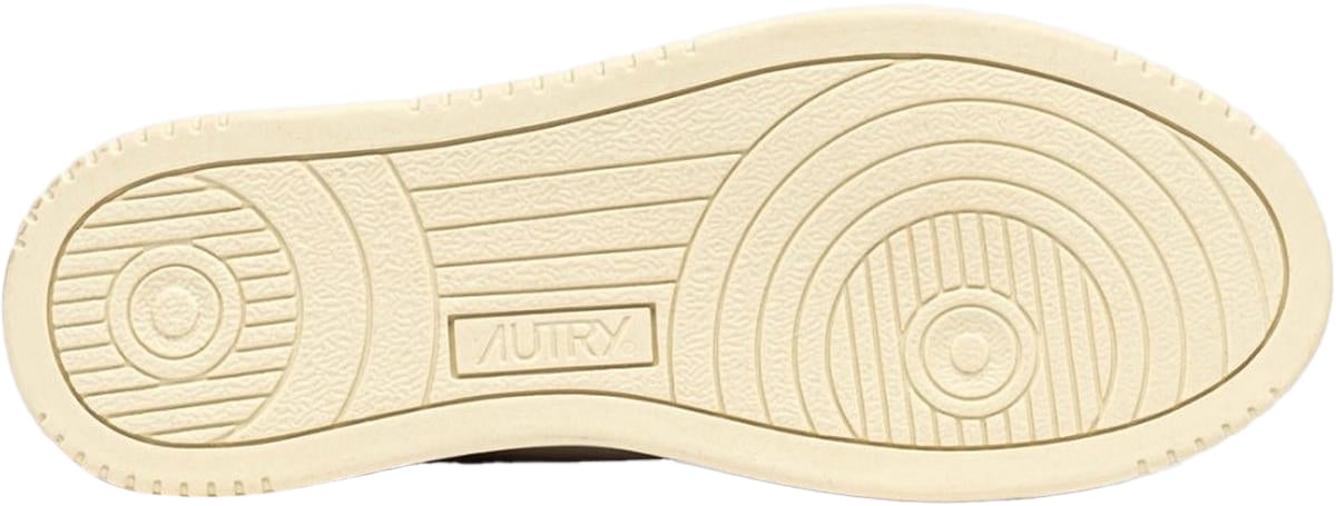 Autry Heren Medalist Low Sneaker Wit/Beige Wit