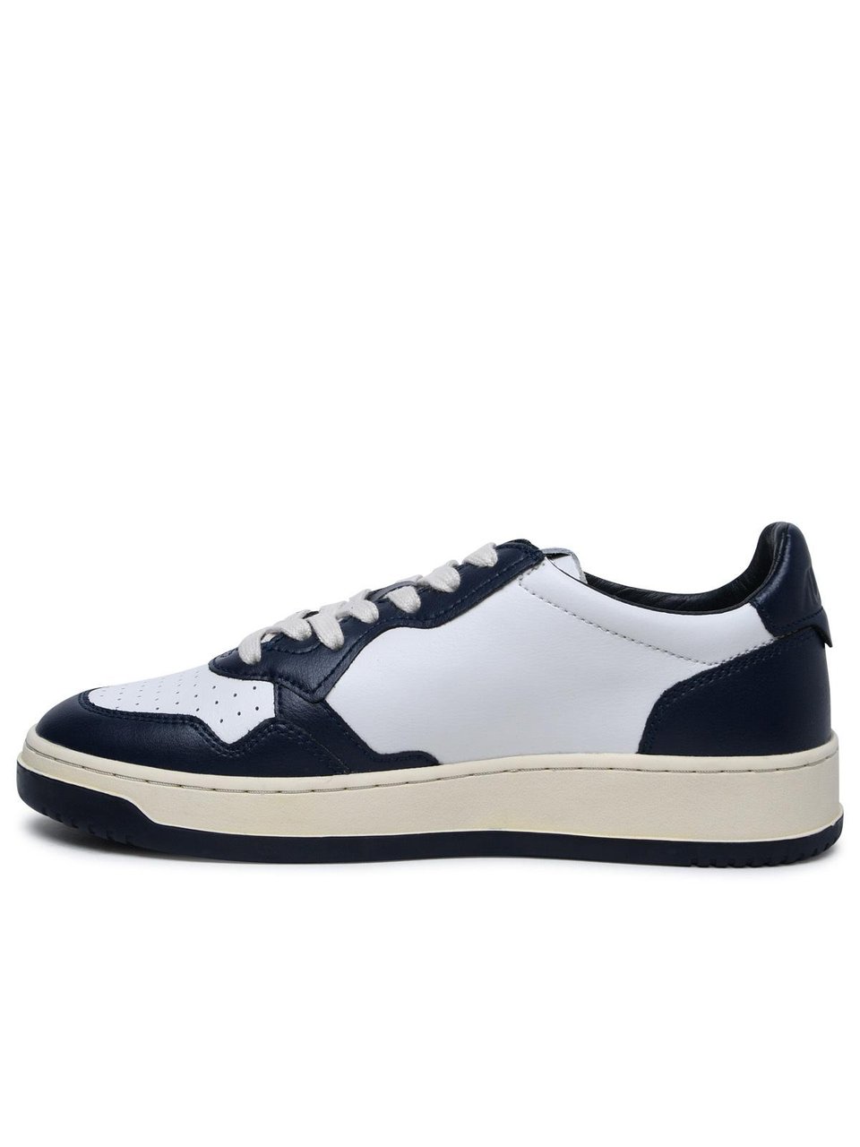 Autry Medalist' Blue Leather Sneakers Grijs