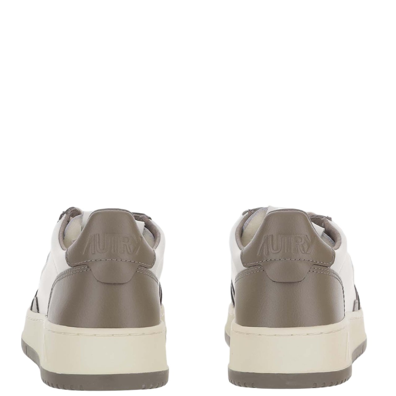 Autry Medalist Low Color-Block Leather Sneakers Wit