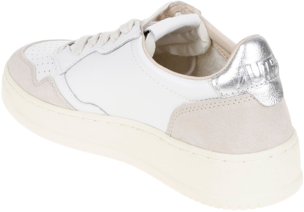 Autry Flat Shoes Silver Wit