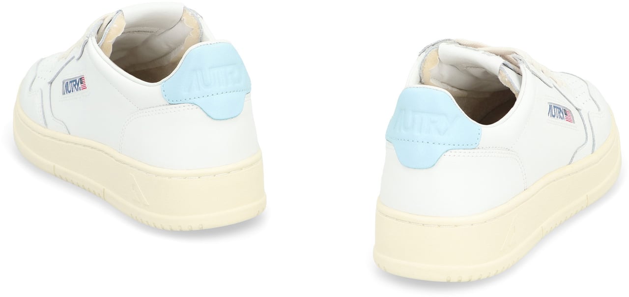 Autry Medalist leather low-top sneakers Blauw