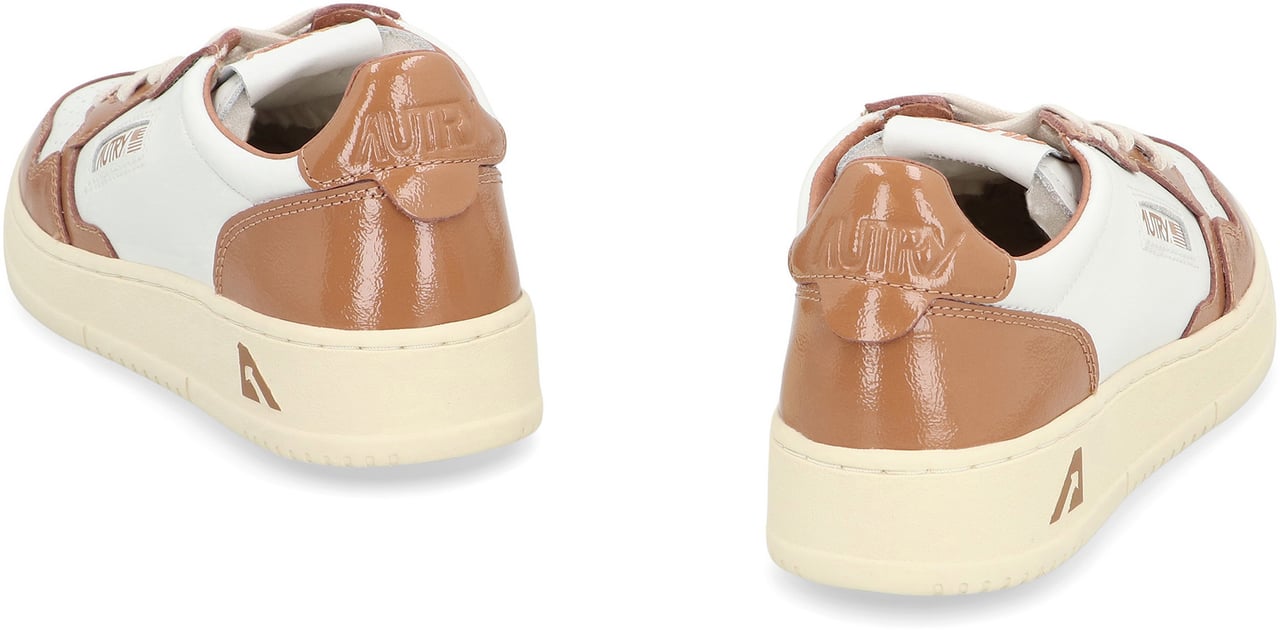 Autry Medalist leather low-top sneakers Wit