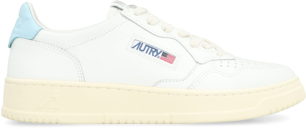 Autry Medalist leather low-top sneakers Blauw