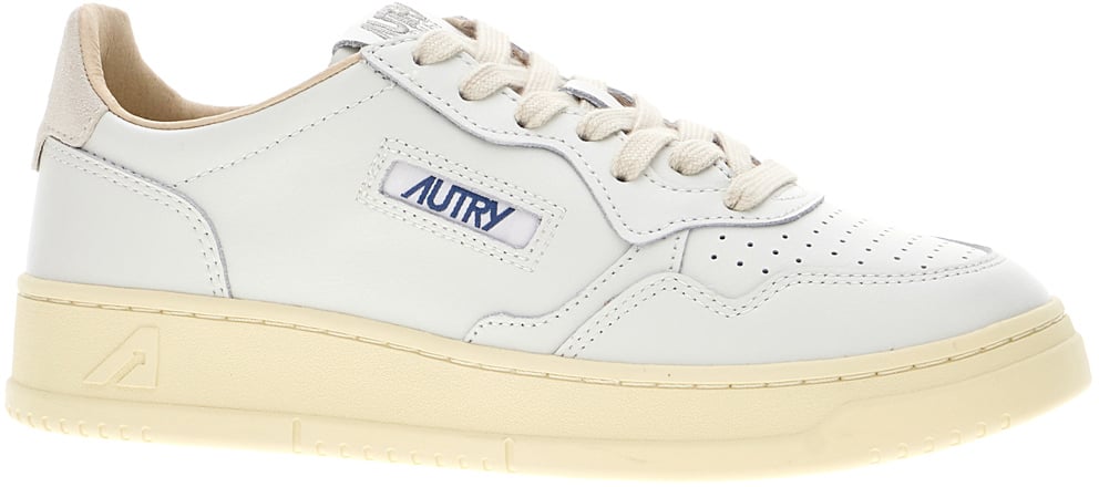 Autry White leather Medalist sneakers Wit