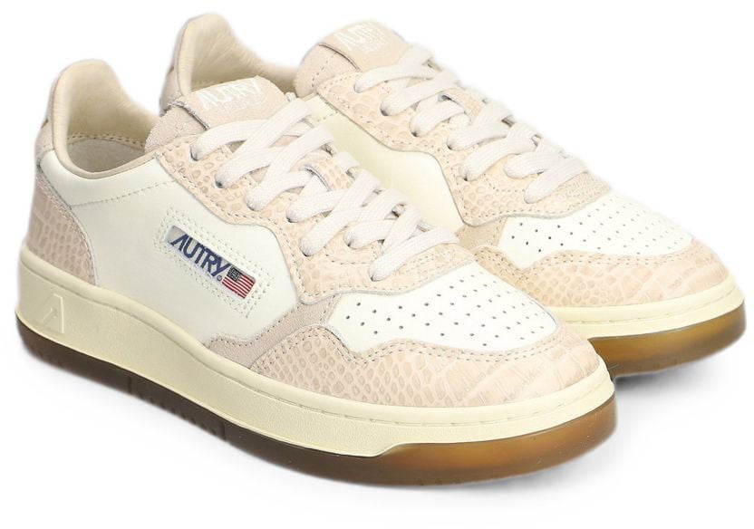 Autry Sneakers Beige Wit