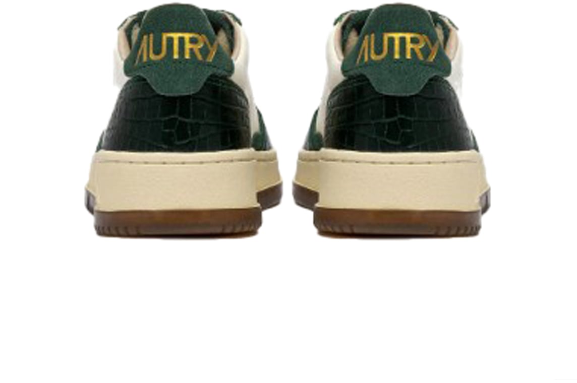 Autry Sneakers Marshmallow Green Donkergroen