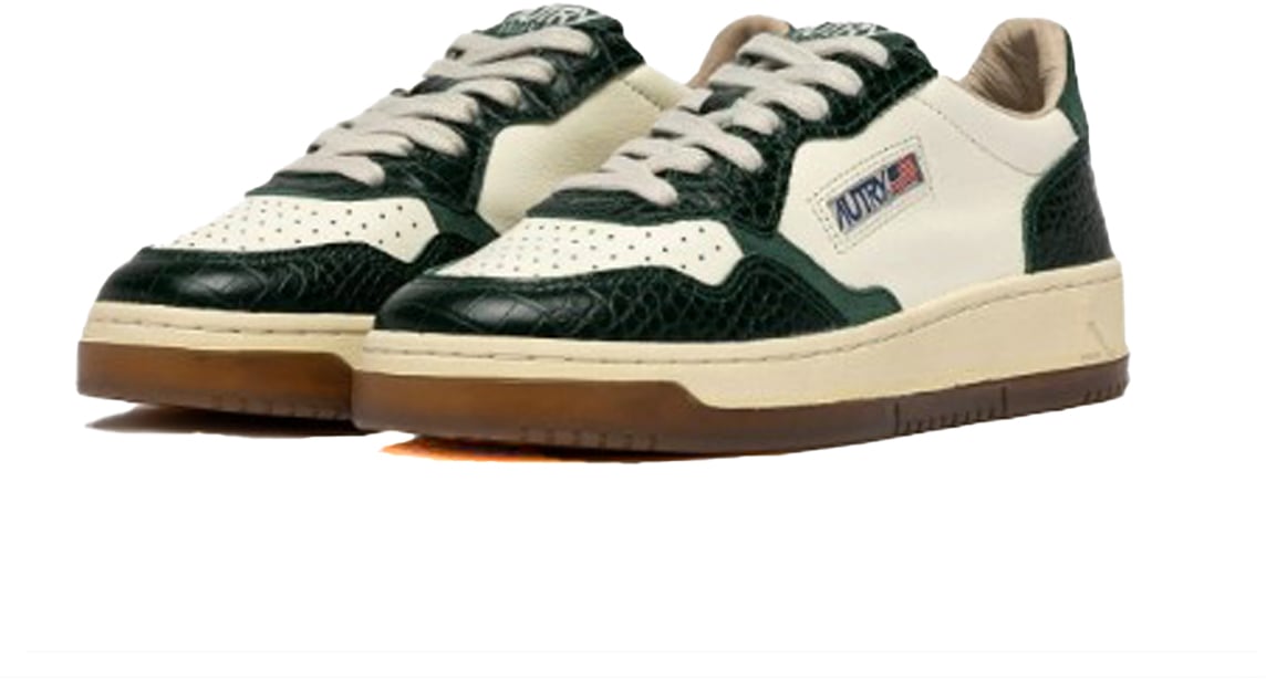 Autry Sneakers Marshmallow Green Donkergroen