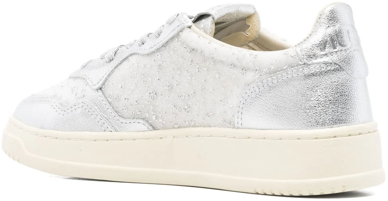 Autry Sneakers Wht-Silver Wit