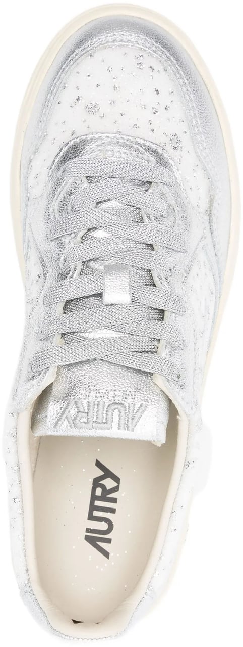 Autry Sneakers Wht-Silver Wit